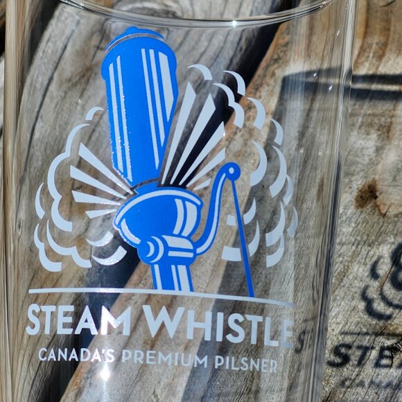 Steam Whistle Beer Glass Pint Glass Steamwhistle Pilsner NEW - Picture 2 of 4